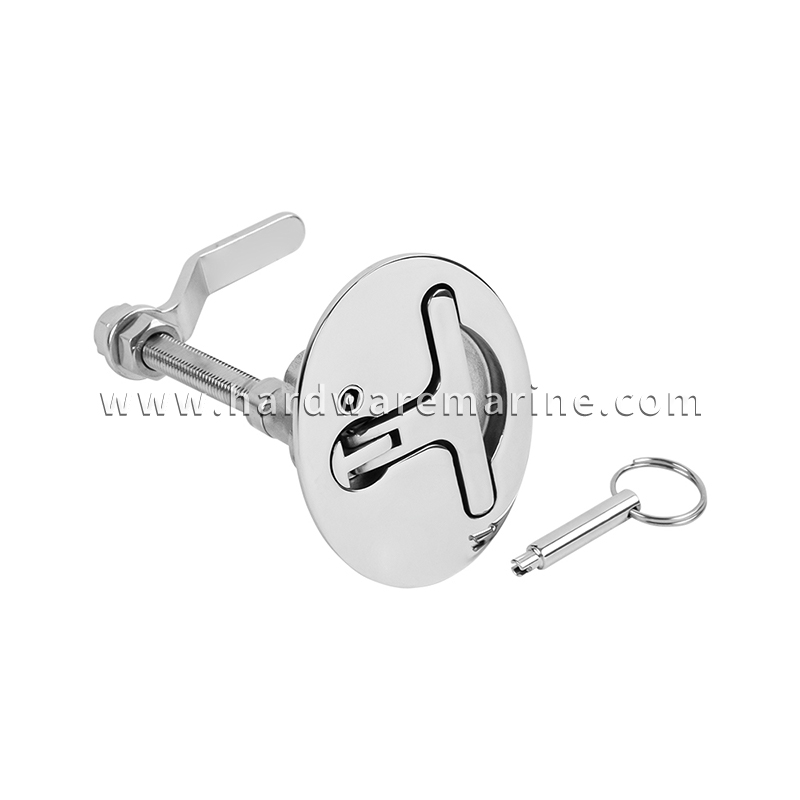 قفل چرخشی بیضی با کلید SS 316